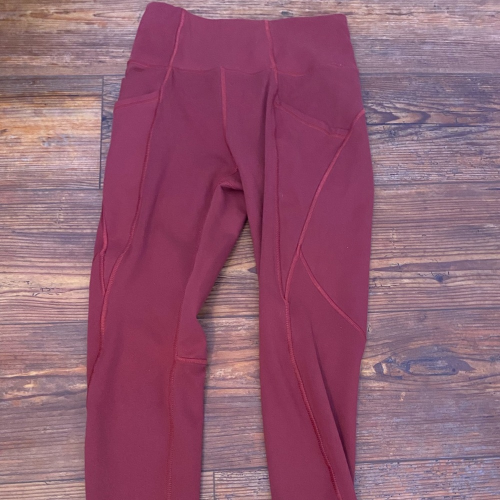 Maroon leggings from Marshalls, barely worn